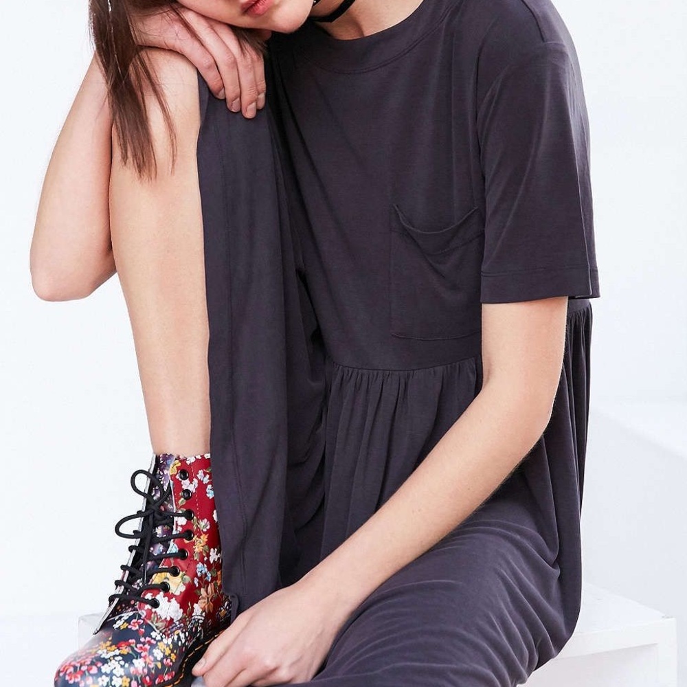 NWT Urban Outfitters charcoal dress - Picture 2 of 6